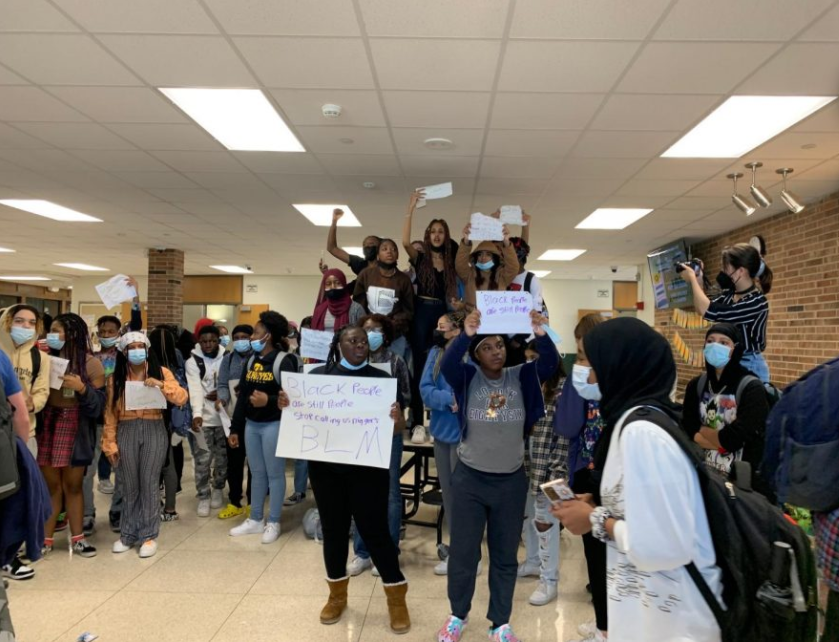 Student protest at West High